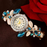 Trendy Diamond Colorful Crystal Women's Bracelet Watch - Show Gadgets